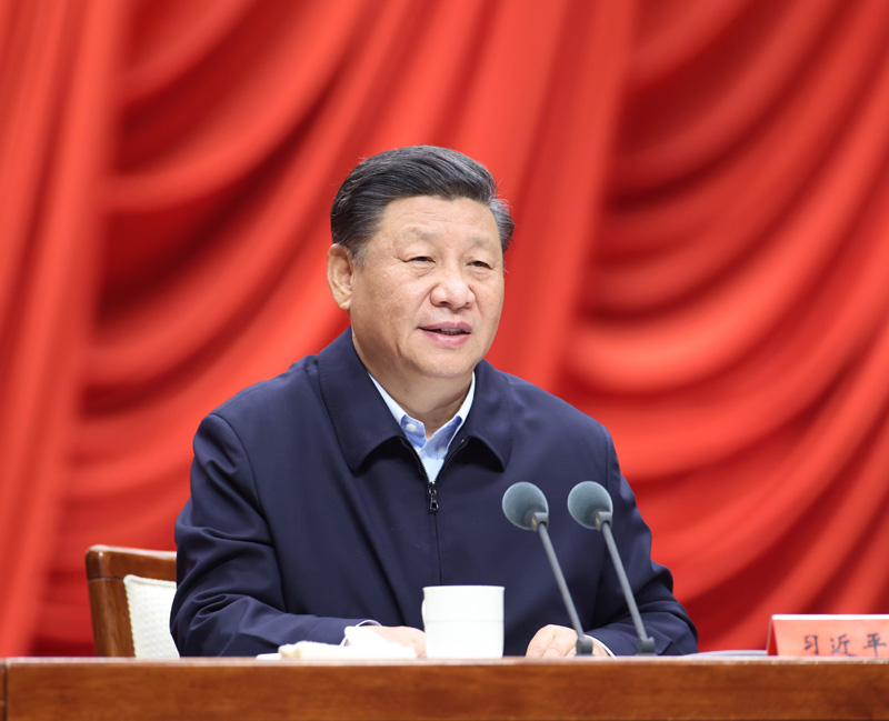 10月10日,2020年秋季学期中央党校(国家行政学院)中青年干部培训班在中央党校开班。中共中央总书记、国家主席、中央军委主席习近平在开班式上发表重要讲话。新华社记者 鞠鹏 摄